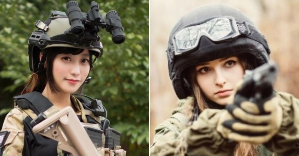 10 Most Attractive Female Armed Forces | Beautiful Women ...